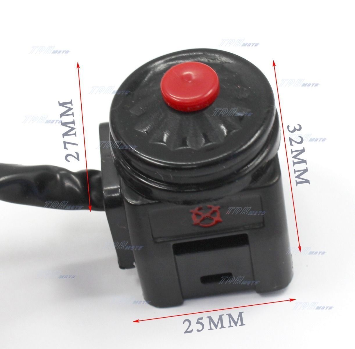 Motorcycle Kill Switch Horn Stop Button for 22mm Handlebar Pit Dirt Motor Bike
