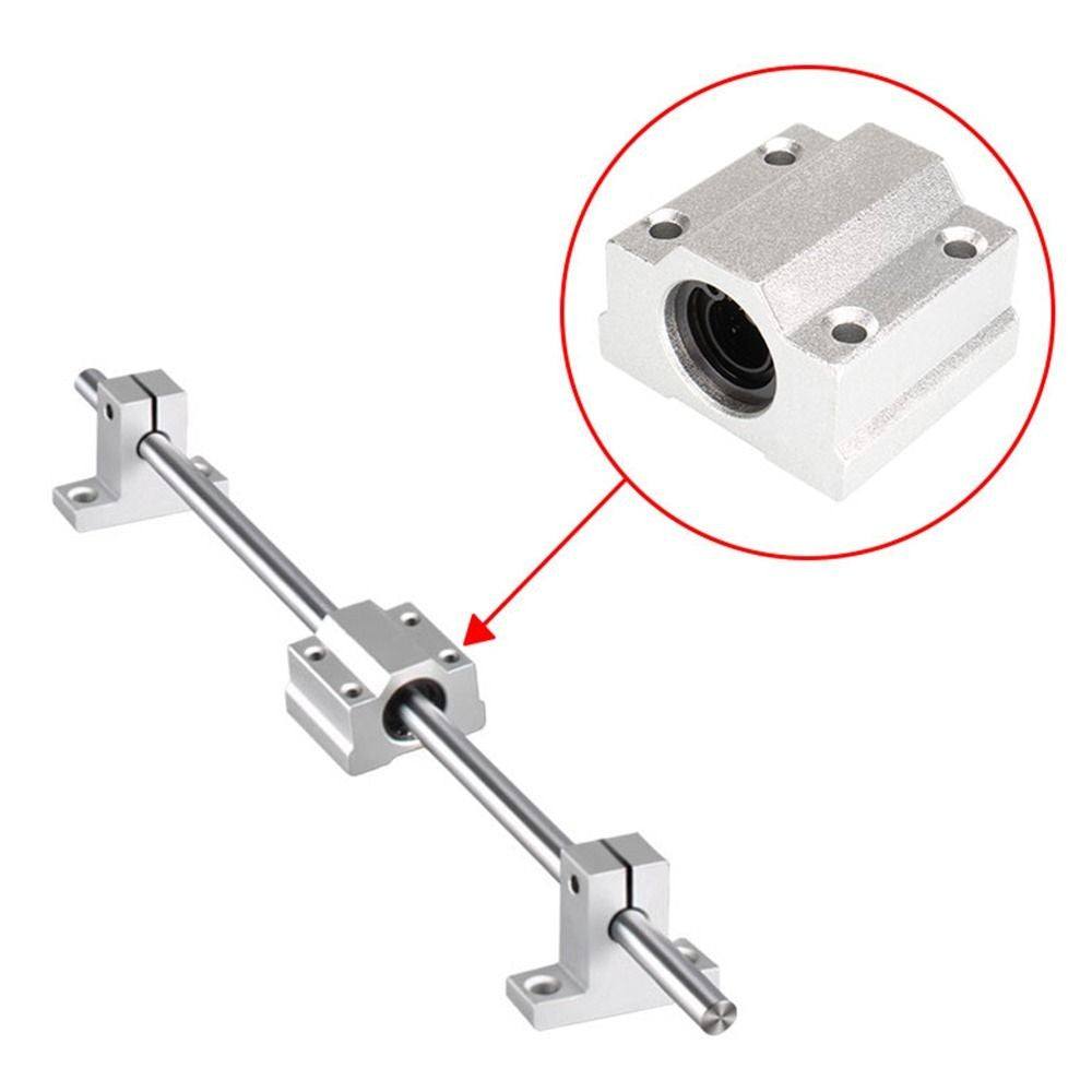 CNC Router Slide Bushing Block Guild Rail Shaft  3D Printer Shafts Rod Parts