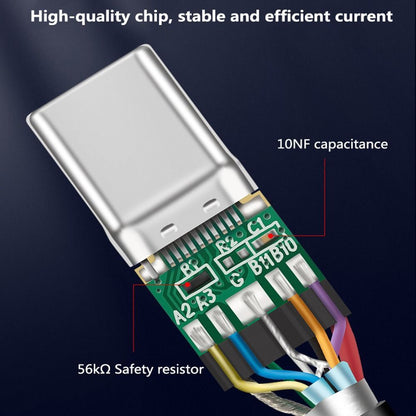 USB C 3A PD 60W 10Gbps Gen2 Fast Charging USB 3.2 Type-C Cable Data Transfer