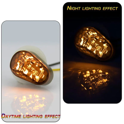 LED Flush Mount Indicators Turn Signals For Yamaha YZF R1 R6 FZ1 FZ6 MT03 XJ6