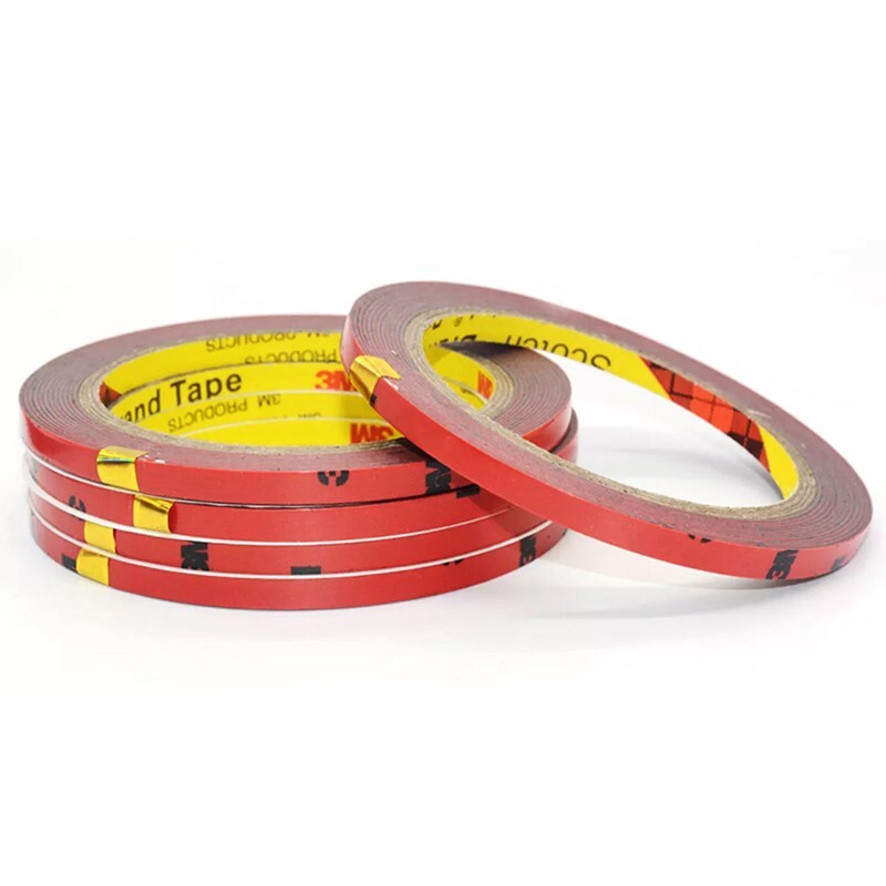 3M Strong Permanent Double Sided Super Sticky Tape Roll for Crafts and Vehicles