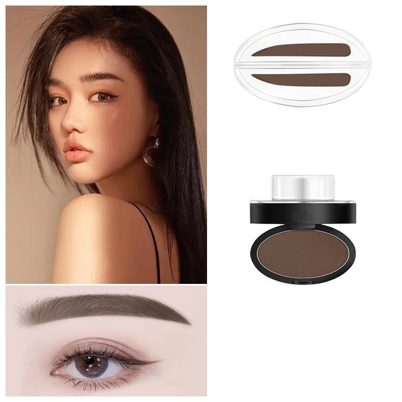Cosmetic Definition Natural Shape Eyebrow Shadow Stamp Waterproof Brow Dye Kit
