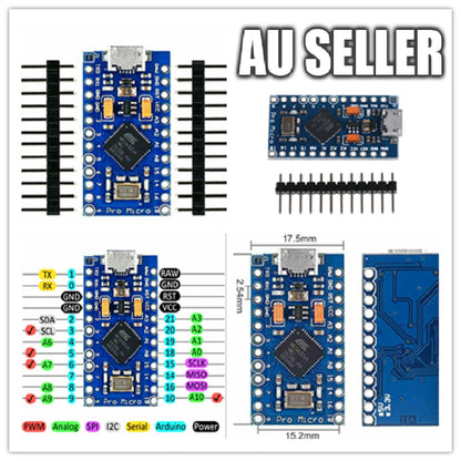 Arduino Pro Micro ATmega32U4 5V 16MHz Replace ATmega328 Pro Mini Leonardo USB
