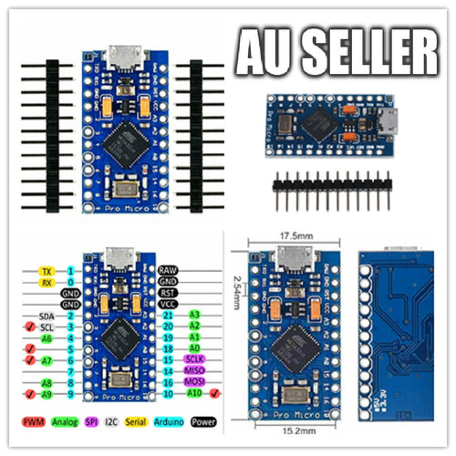 Arduino Pro Micro ATmega32U4 5V 16MHz Replace ATmega328 Pro Mini Leonardo USB