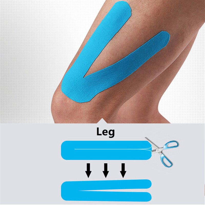 Therapeutic Elastic Kinesiology Tape Athletic Rock Sport Recovery Muscle Bandage