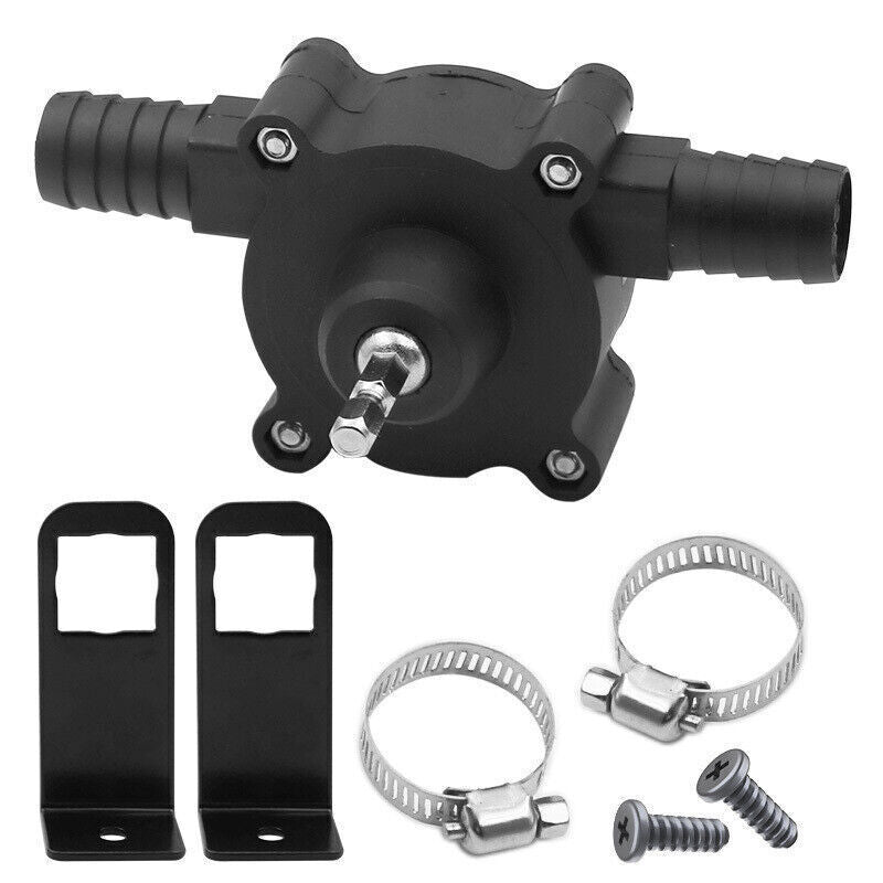 Hand Electric Drill Drive Self Priming Pump Water Oil Transfer Small Pumps Home