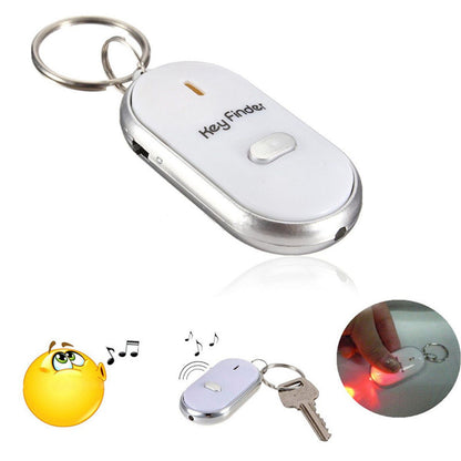 Key Finder Keychain LED Flash Beep Sound Control Locator Whistle Remote AU New
