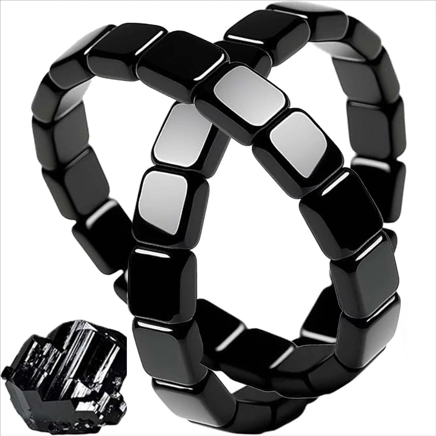 2 PCS Hemys Hematite Bracelet for Men, 2025 New Hemios bracelet