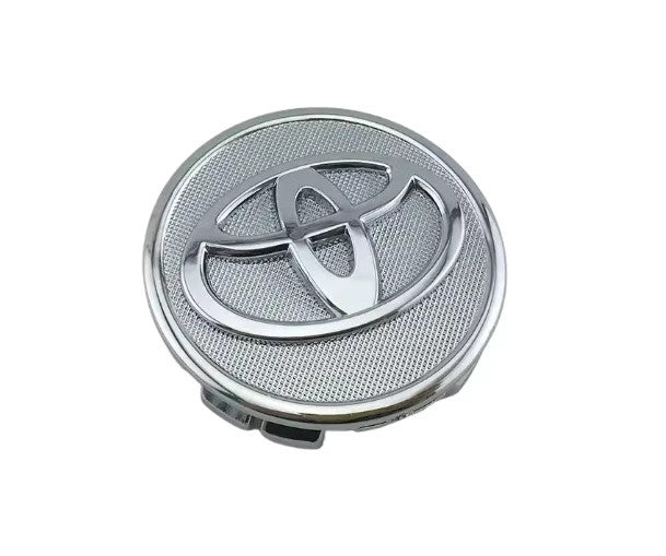 Set of 4 Toyota 62mm Silver Centre Wheel Hub Caps Emblem Badge Camry Hilux RAV4