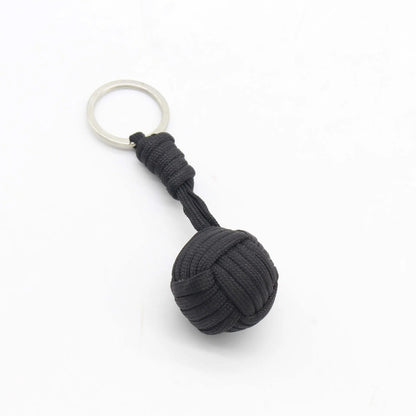 Paracord Monkey Fist Keychain Survival Rope Ball Key Ring Pendant EDC
