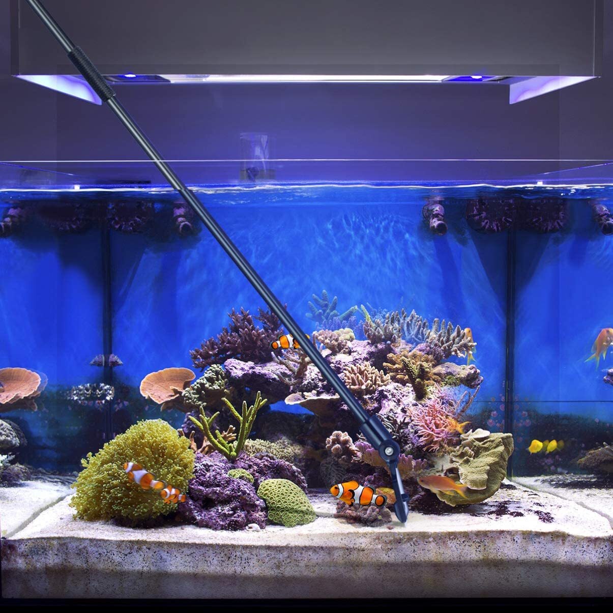25.6"/35.4" Aquarium Algae Scraper Blade Fish Tank Glass Cleaner Stainless Steel
