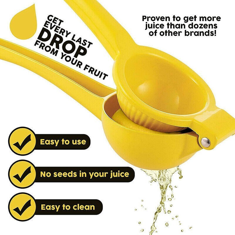 Premium Quality Metal Lemon Squeezer Handheld Juicer Presser Citrus Juice Lime