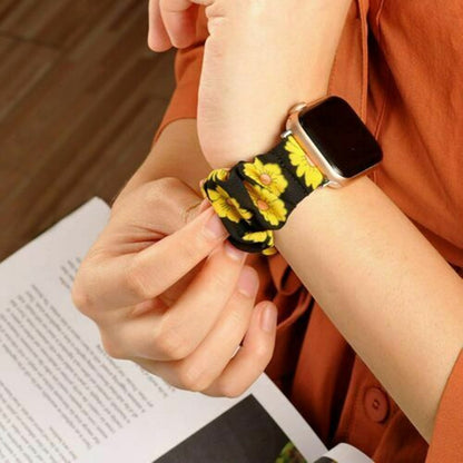Scrunchie Elastic Loop Band Strap Compatible with Apple Watch iWatch SE 8 7 6 5 4 3 2 Ultra~