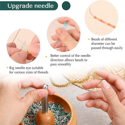 Wooden Bead Spinner Bead Making Spinner Spin Beading Bowl Jewelry Making DIY GV