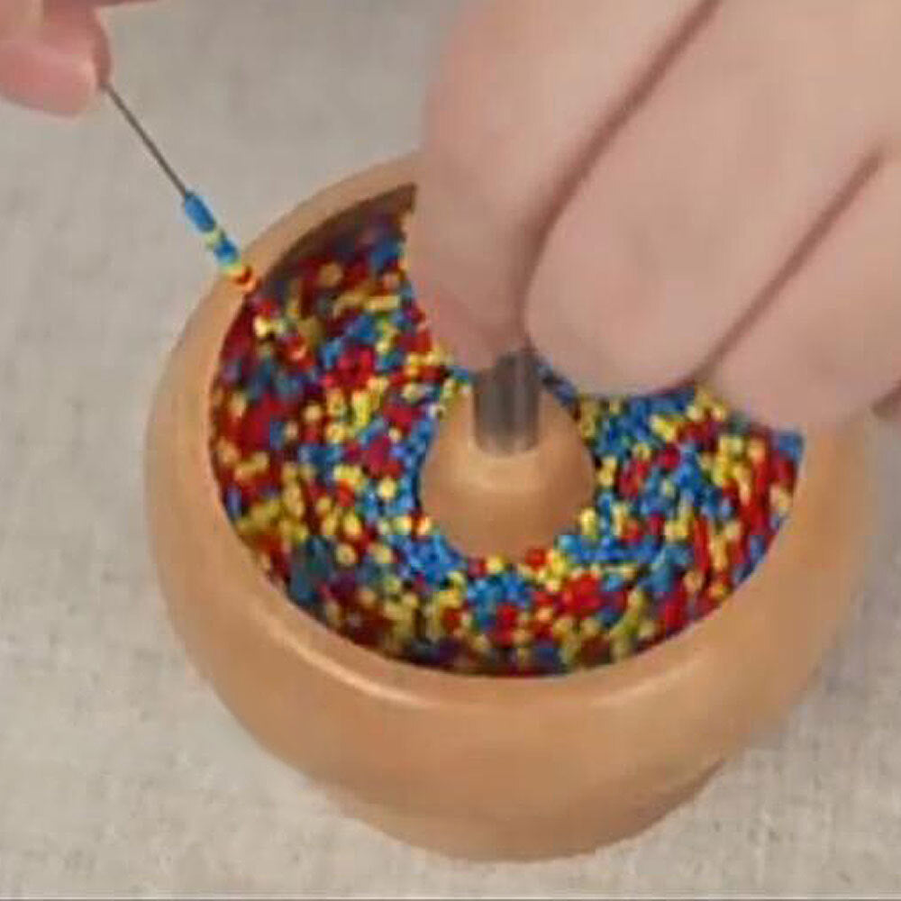Wooden Bead Spinner Bead Making Spinner Spin Beading Bowl Jewelry Making DIY GV