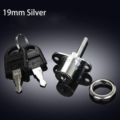 16/19mm Furniture Desk Draw Pedestal Lock Office Home Filing Cabinet Lock AU