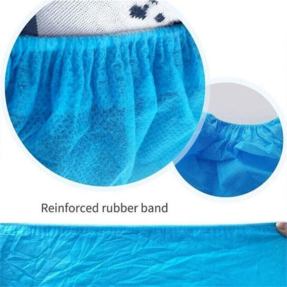 100/200 Disposable Non Woven Anti Skid Shoe Cover Overshoes Protector Boot Cover