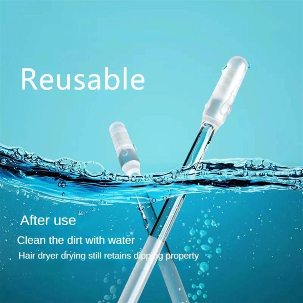 24-72PCS Sticky Ear Swabs Soft Earwax Cleaner Remover Sticks Home Use Wax Clean