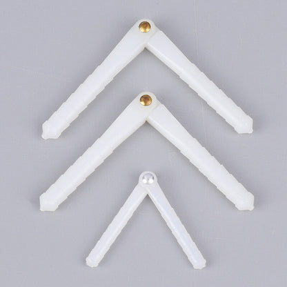 10 PCS Diameter 2.5mm 4.5mm Plastic Pin Hinge For RC Airplane Model Wing