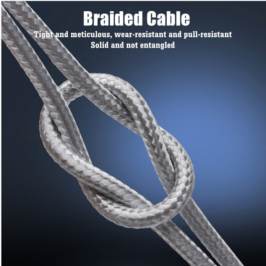 3.5MM MALE TO MALE AUX CABLE CORD CAR AUDIO PC HEADPHONE JACK FOR CAR AND PHONE