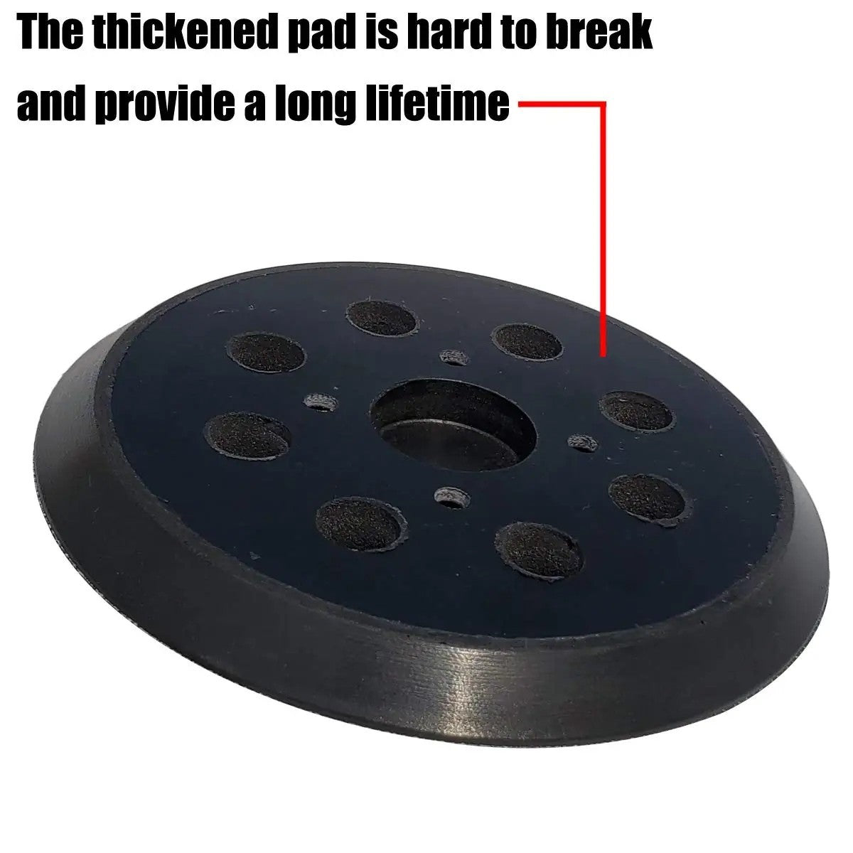 125mm Replacement Disc Sanding Base Backing Pad 8-Hole Orbital Sander Compatible with Ryobi
