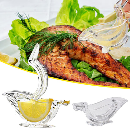Bird Lemon Wedge Squeezer, Bird Lemon Squeezer, Acrylic Manual Lemon Slice Squee