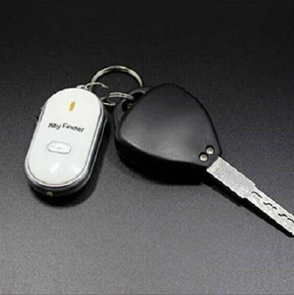 3x Key Finder Wireless Whistle Response w/ Flash LED Anti-Lost Ring Beep Sound A