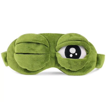 Frog Sleeping Mask Eyeshade with Eyes Cover 3D Eye Mask Sleeping Funny Eye Masks