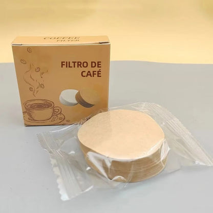 100Pcs Round Coffee Filter Paper Espresso Portafilter Accessories  Barista Tools