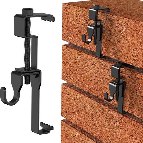 Stainless Steel Brick Wall Clips Adjustable Brick Hangers Brick Hooks Clamp