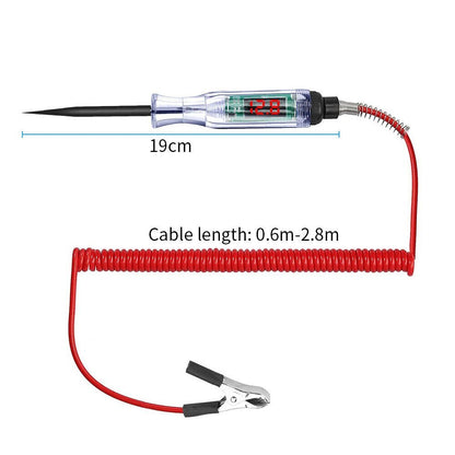 6-24V Digital Electric Circuit LCD Tester Test Lights Car Truck Probe Pen