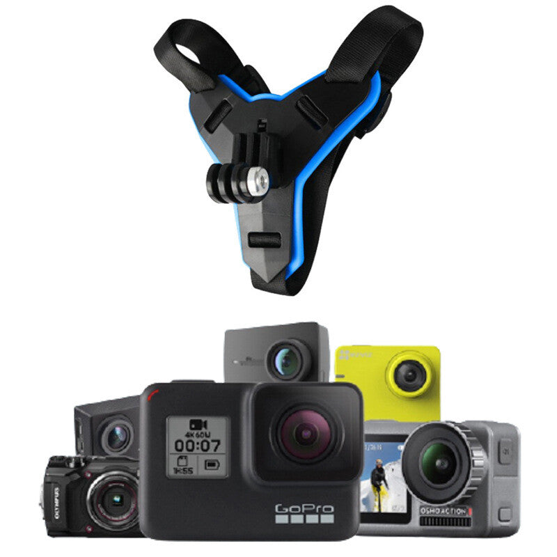 Helmet Chin Mount Holder Motorcycle Strap For GoPro Hero 9/8/7/6/5 Sports Camera
