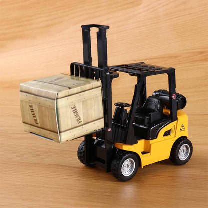 Interactive Toy Vehicle Construction Forklift Friction Toy,Model Pallet Kid Gift
