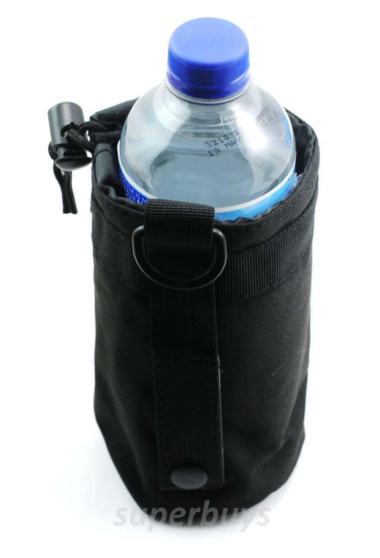 MOLLE Tactical Army Military Water Bottle Utility Dump Carrier Bag Pouch Belt T2