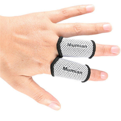 Elastic Finger Sleeve Finger Support Band Breathable Finger Protection Guard AU～