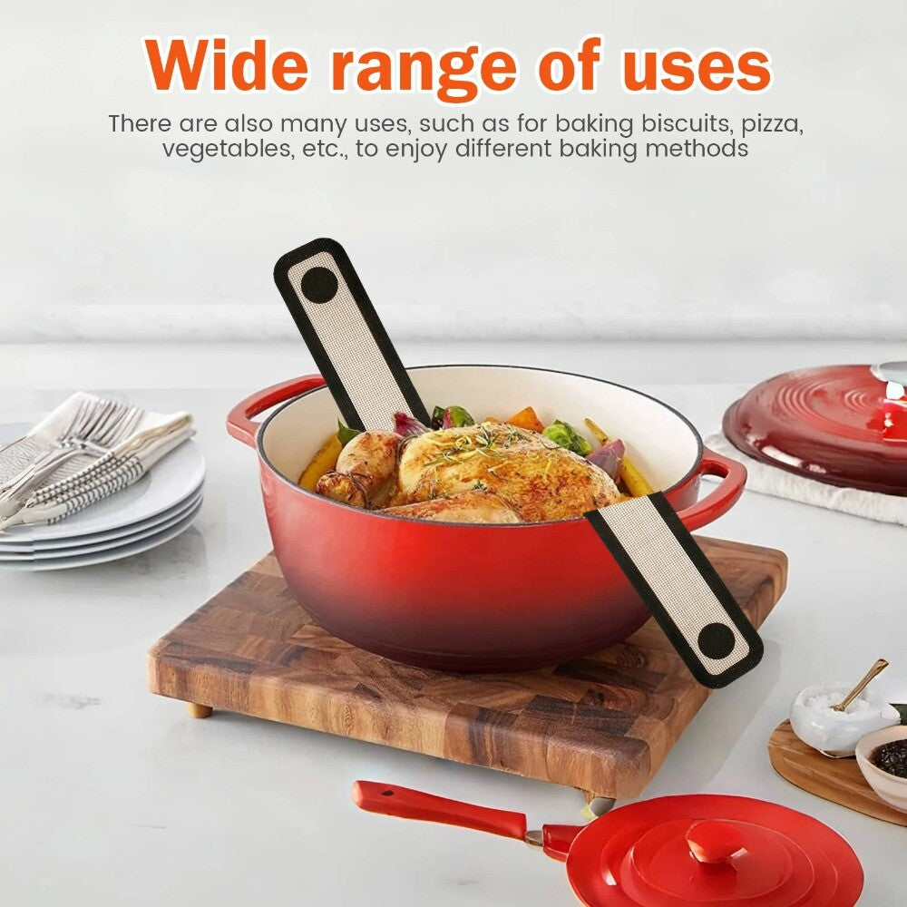 1x Bread Dough Transfer Baking Mat Sourdough Sling LongHandle Loaf Ovens Liner
