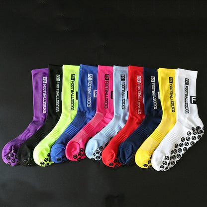 Socks Grip Anti Slip Soccer Socks Round Silicone Suction Cup Football Socks