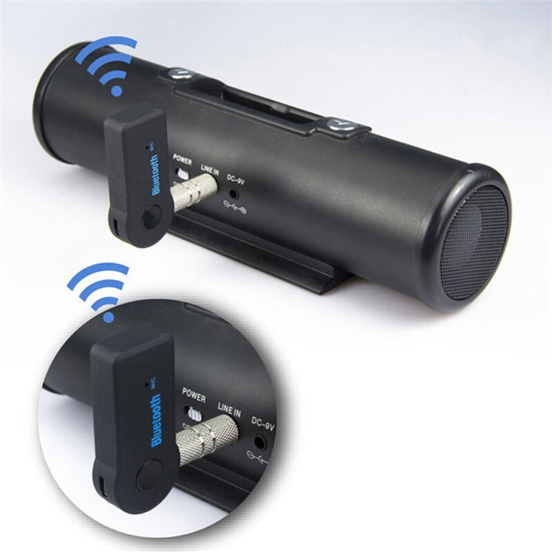 NEW 1PC WIRELESS BLUETOOTH TO AUX 3.5MM AUDIO STEREO CAR MUSIC RECEIVER AU STOCK