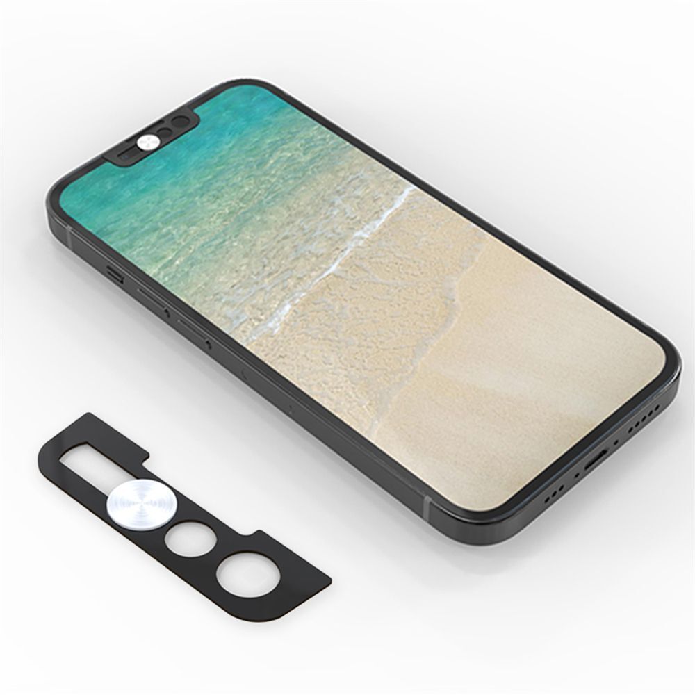 Cover Front Camera Slider Lens Sticker Privacy Cap For iPhone 13 ProMax Mini