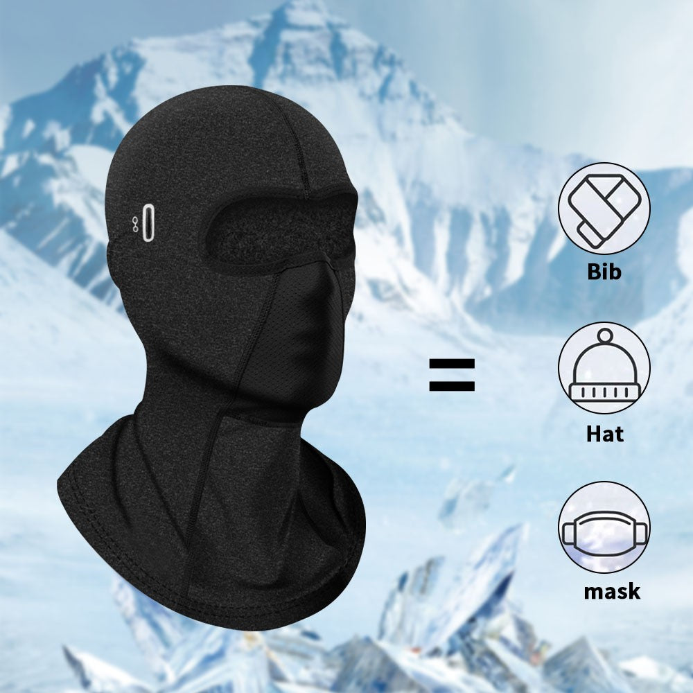Winter Thermal Motorcycle Balaclava Ski Full Face Mask Hood Helmet Windproof NEW