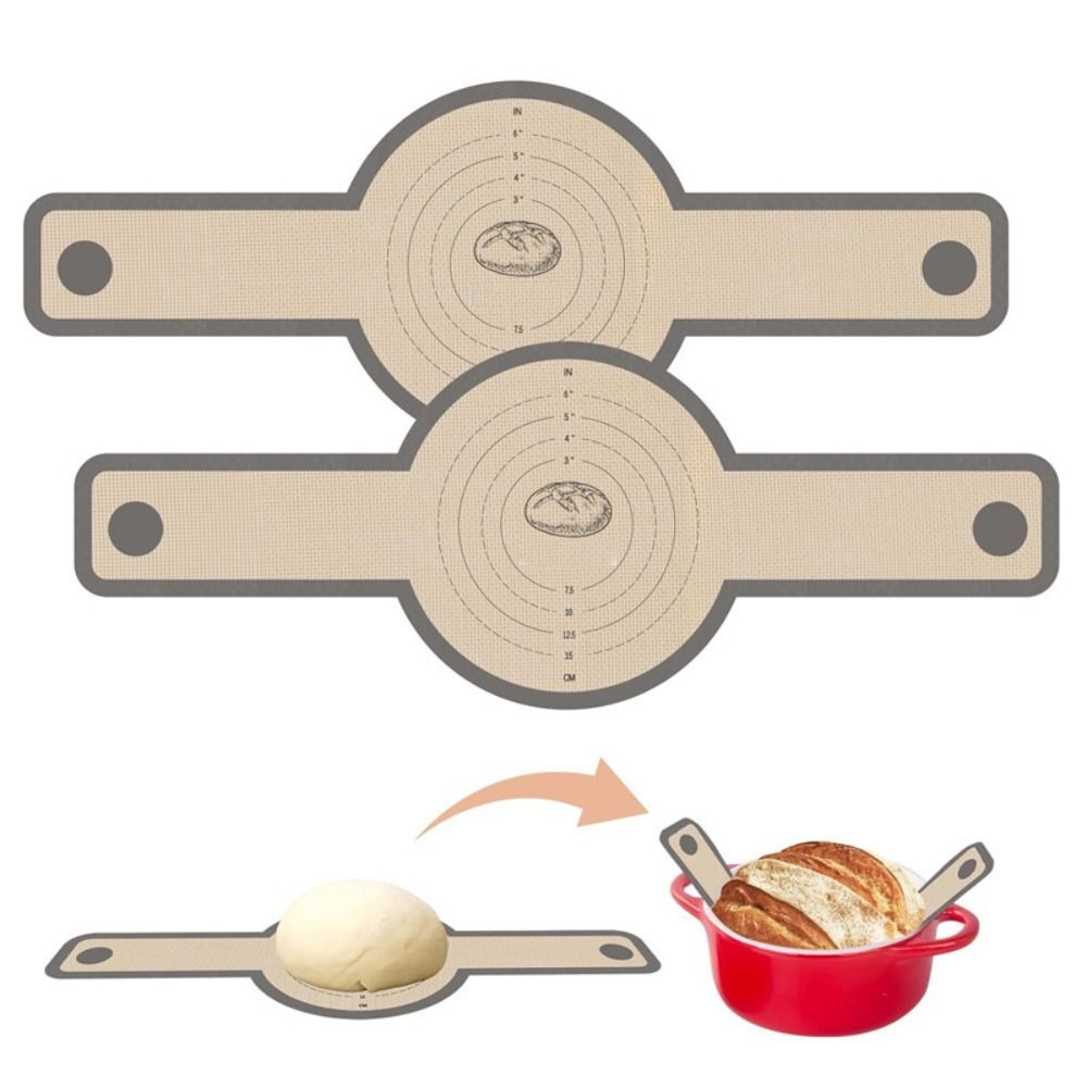 1x Bread Dough Transfer Baking Mat Sourdough Sling LongHandle Loaf Ovens Liner