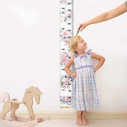 Kids Height Growth Ruler Chart Children Wall Hanging Personalised Measure Wooden
