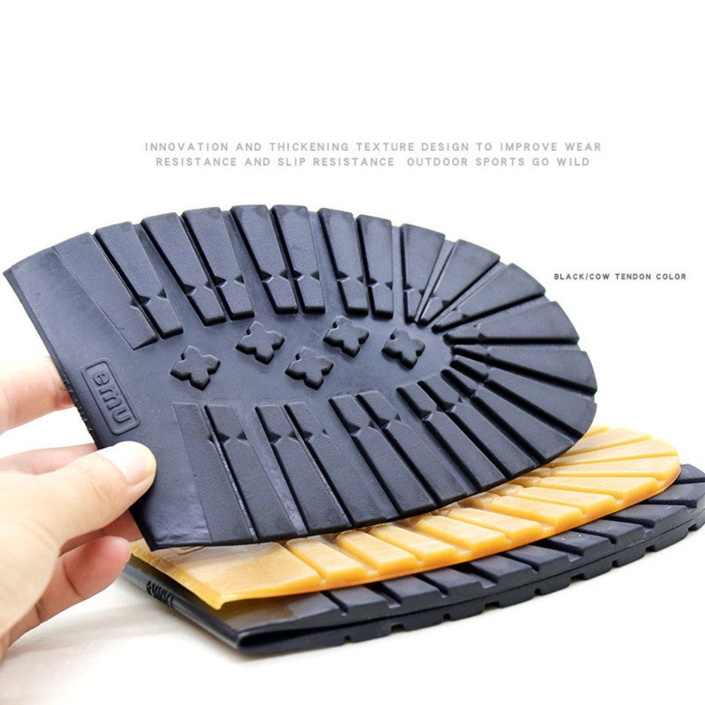1 Pair Self-Adhesive Rubber Shoe Pieces Non-Slip Repair Materials