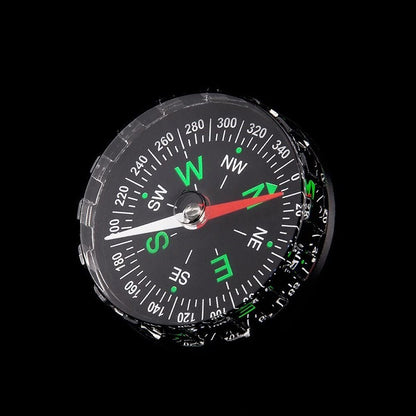1PCS 45mm Mini Pocket Compass Outdoor Sports Camping Hiking Navigation Black NEW