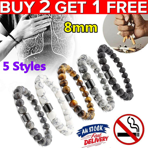 Smoking Cessation Bracelet Anti Anxiety Bracelet for Women Men Therapy Bracelet