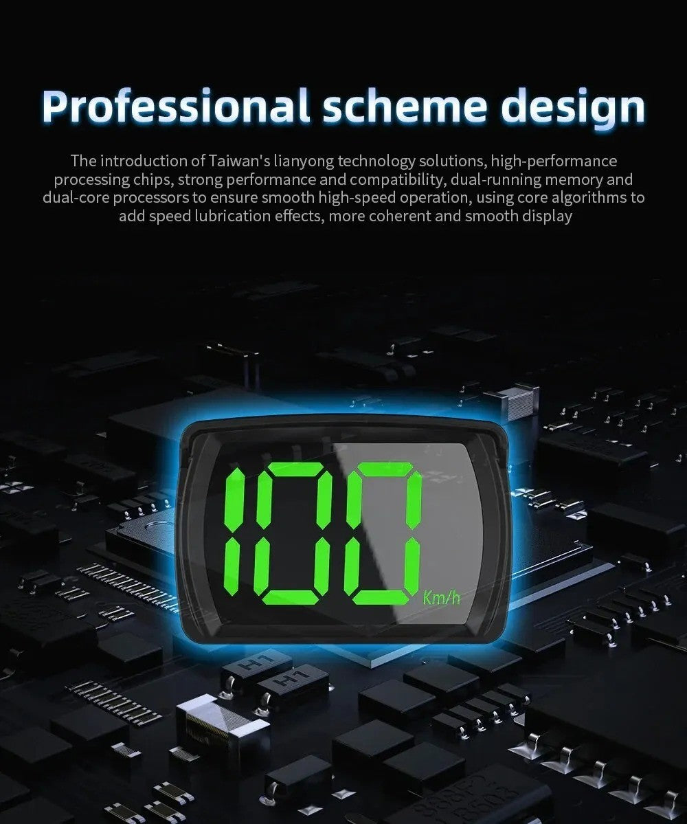 Digital Speedometer Universal GPS Car HUD Head Up Display Km/H Speed Display