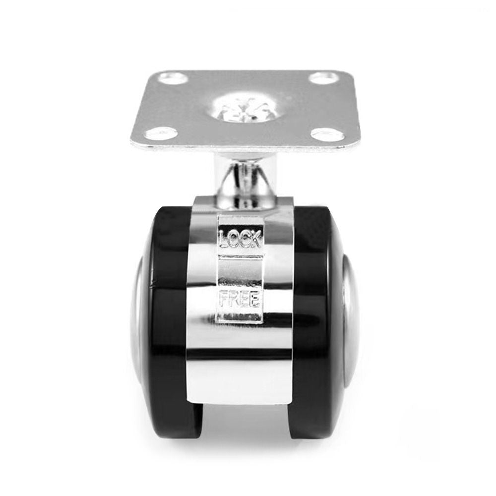 Moving Furniture Casters Wheels Soft Rubber Universal wheel Roller  For Cabinet