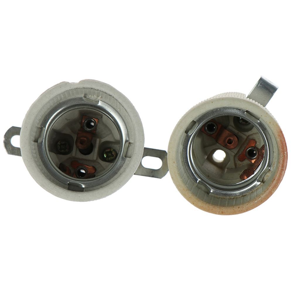 1pc Screw ES27 E27 Ceramic Porcelain Socket Bulb Holder for Heat Lamps Reptile