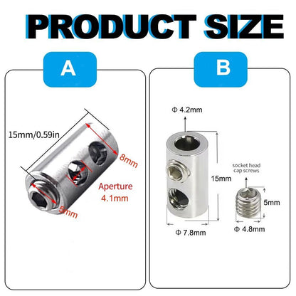 Copper Wire Rope Clamp Metal Stainless Steel Cable Clamp  Hardware Accessories