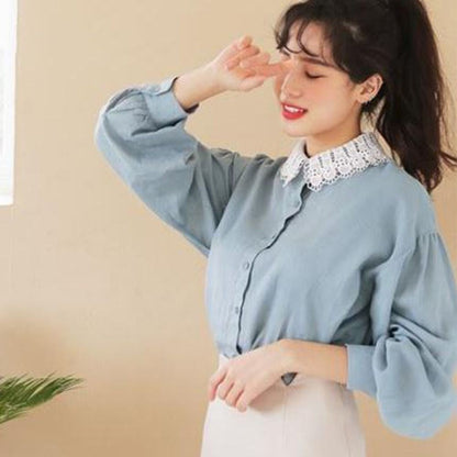 Detachable Blouse False Collar Lapel Shirt Fake Collar Clothes Accessories